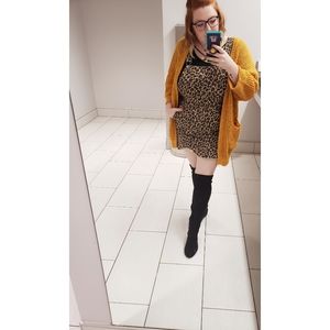 Leopard Skirt Overralls